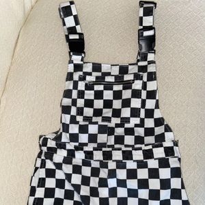 Checkered Romper